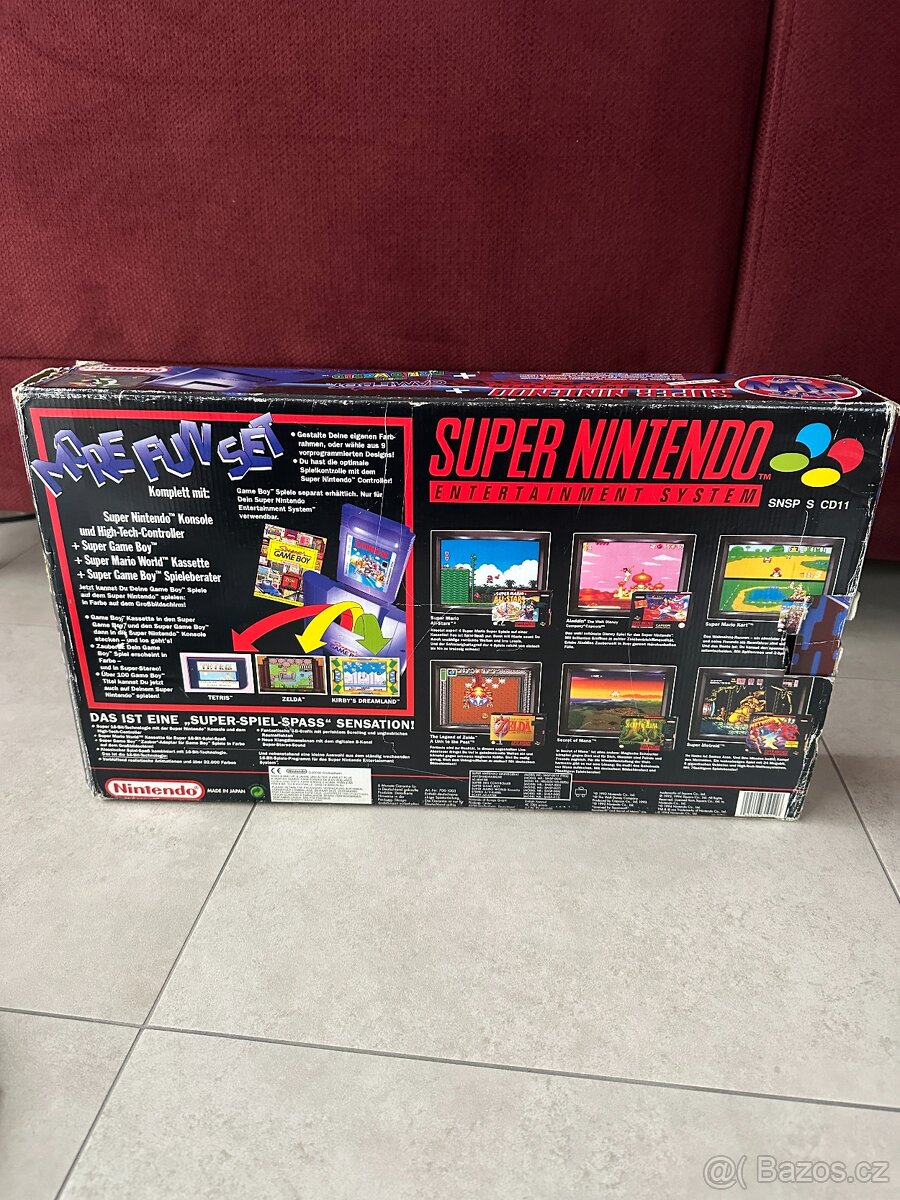 NINTENDO SNES-OVP-PAL, Mario world, game boy - 7