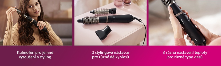 Kulma Philips Series 3000, Kulmofén pro vysoušení a styling - 7