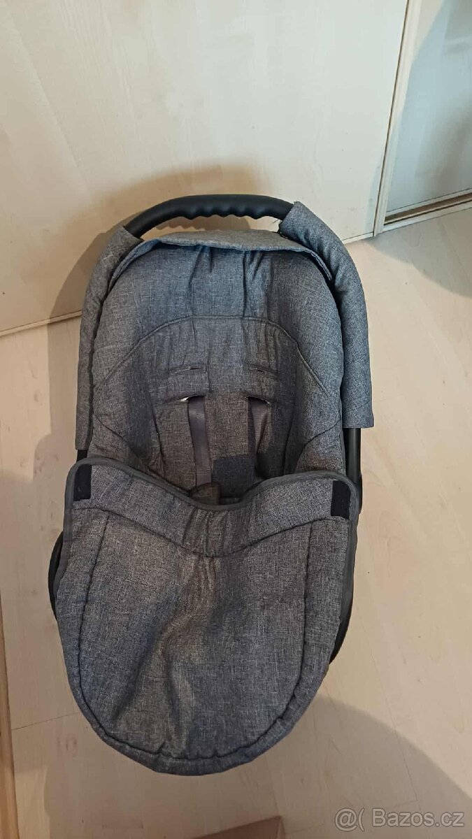 Detský kočík kombinovaný s vajíčkom - 7