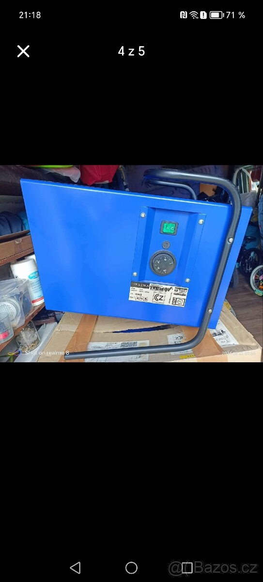 Elektrické topidlo, vysoušeč Termon S 220 A - 7
