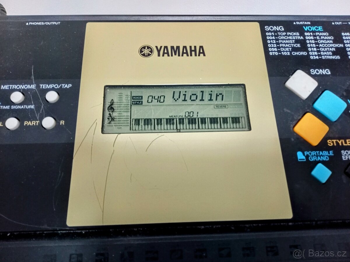 Keyboard Yamaha YPT 250 - 7