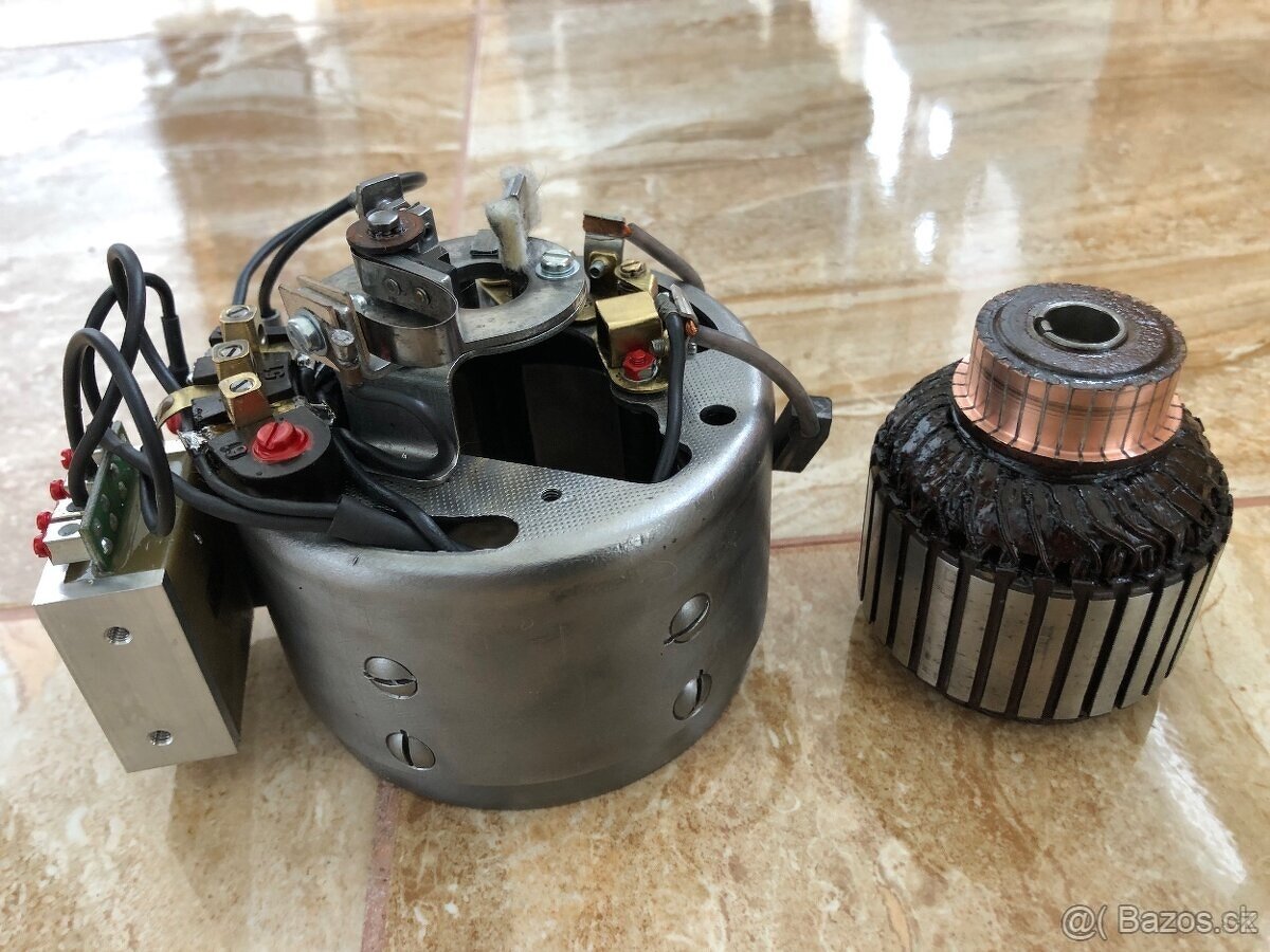 Jawa 250 / 11 pérák - zapalování po GO , mínus pól - 7