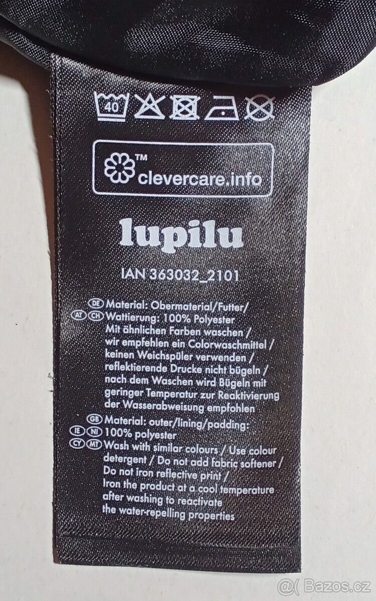 Lyžařské kalhoty 110/116 černé, zn. Lupilu - 7