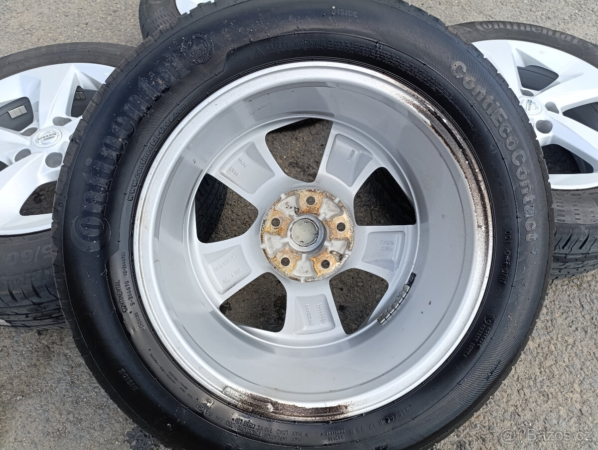 5x114,3 Nissan Qashqai 7Jx17 ET40 číslo CMS-10009/6 alu disk - 7