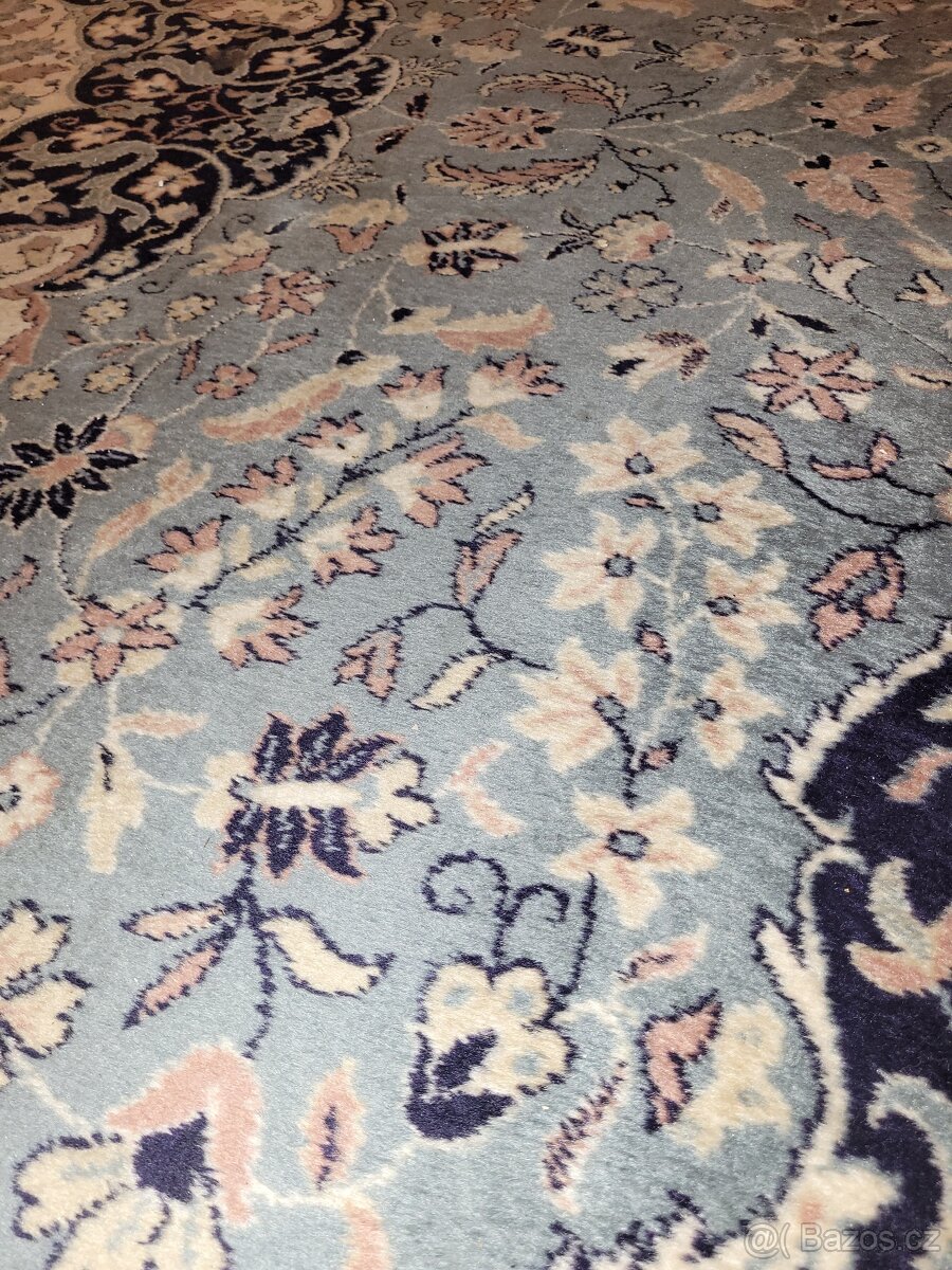 Modrý orientální koberec vintage - 7