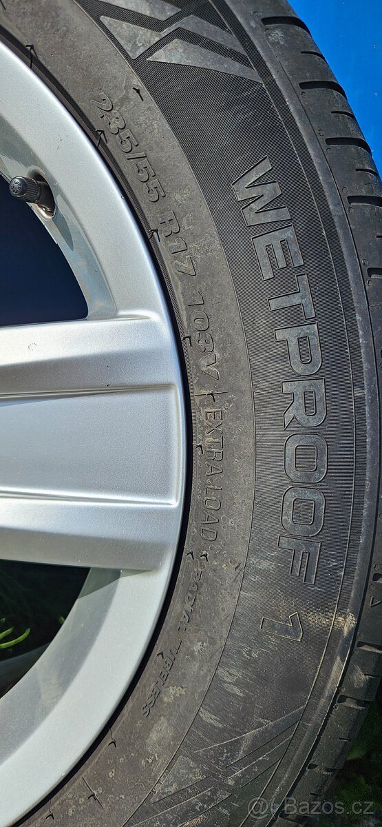 Podám oriiginál letní sadu ALU kol Vw Multivan R17 Devonport - 7