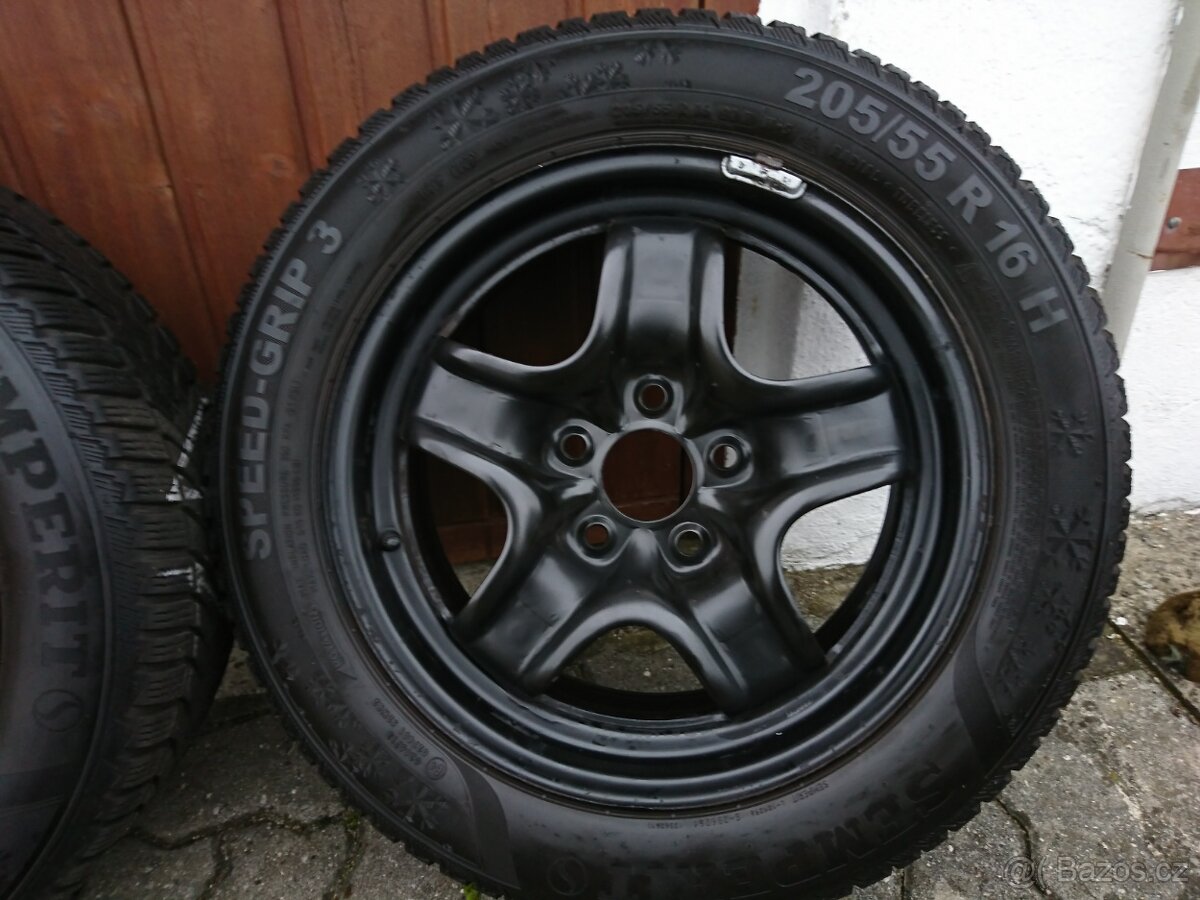 Renault Megane 3,4 16" Originální 205/55/16 zimní alu Kola - 7