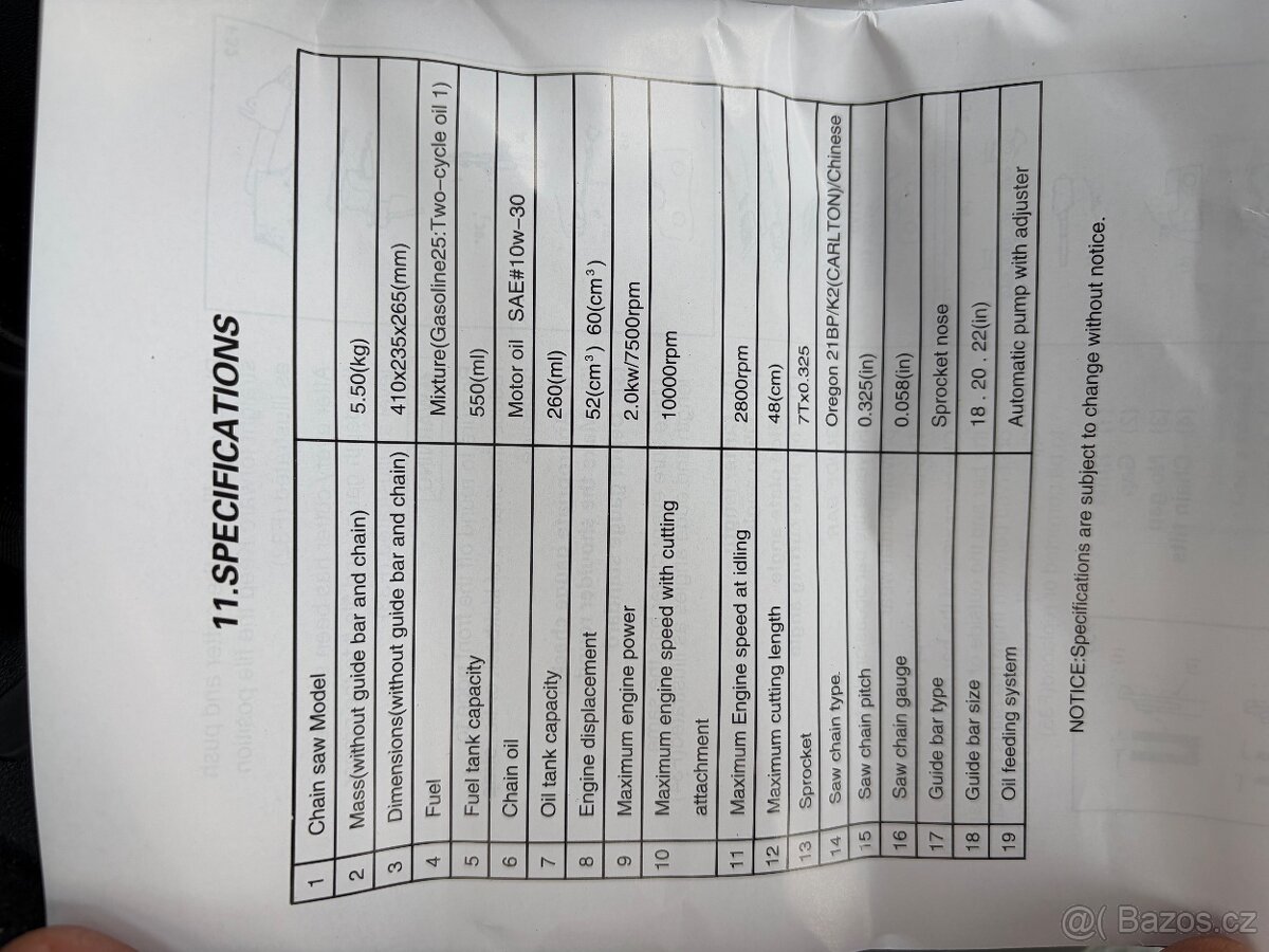 MOTOROVÁ PILA NOVÁ - 7