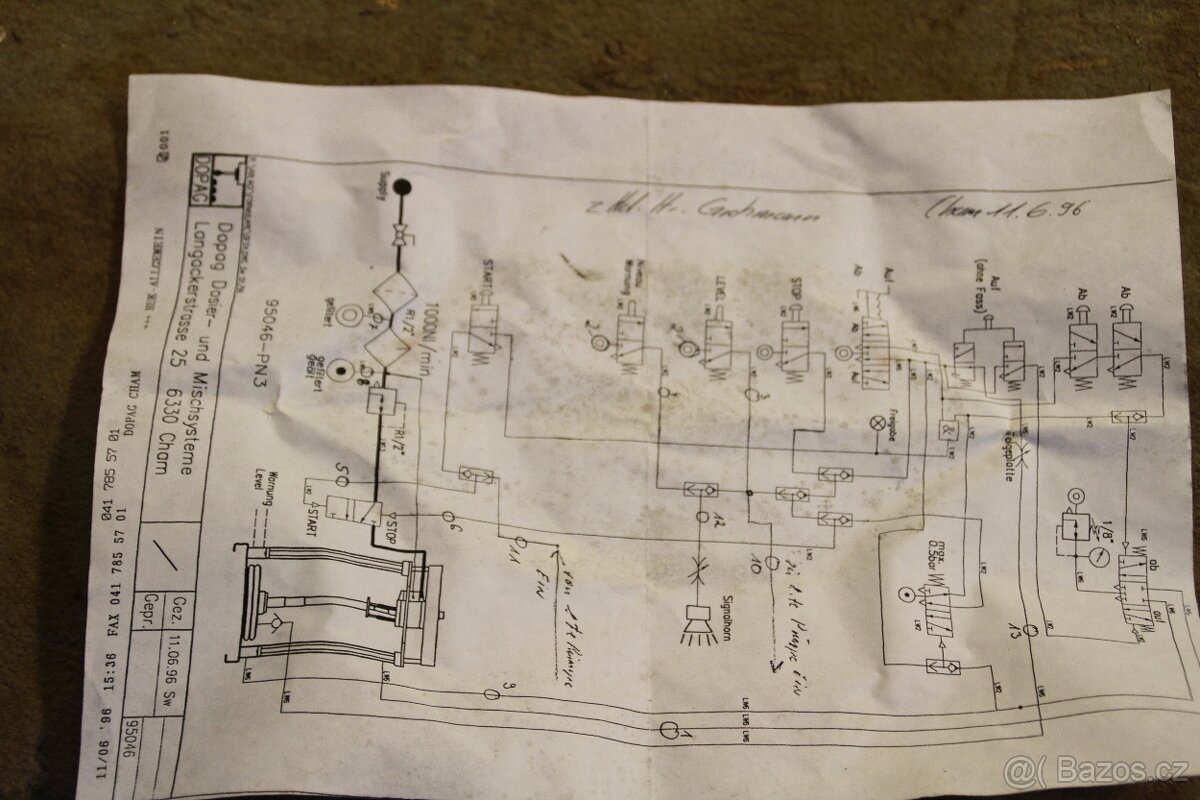 pneumatický rozvaděč s ovládacími ventily - 7