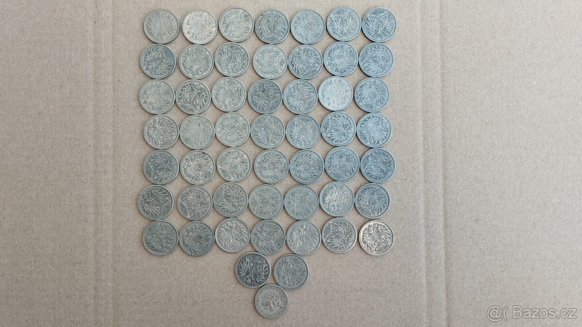 51 helleru 20 RU, rakousko uhersko mince + mince 20hal - 7