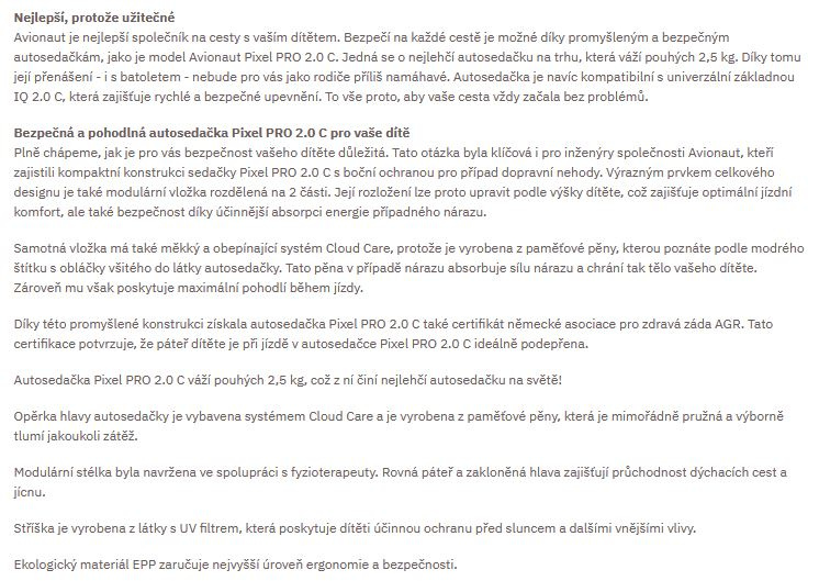 Dětská autosedačka Avionaut Pixel Pro 2.0 C - 7