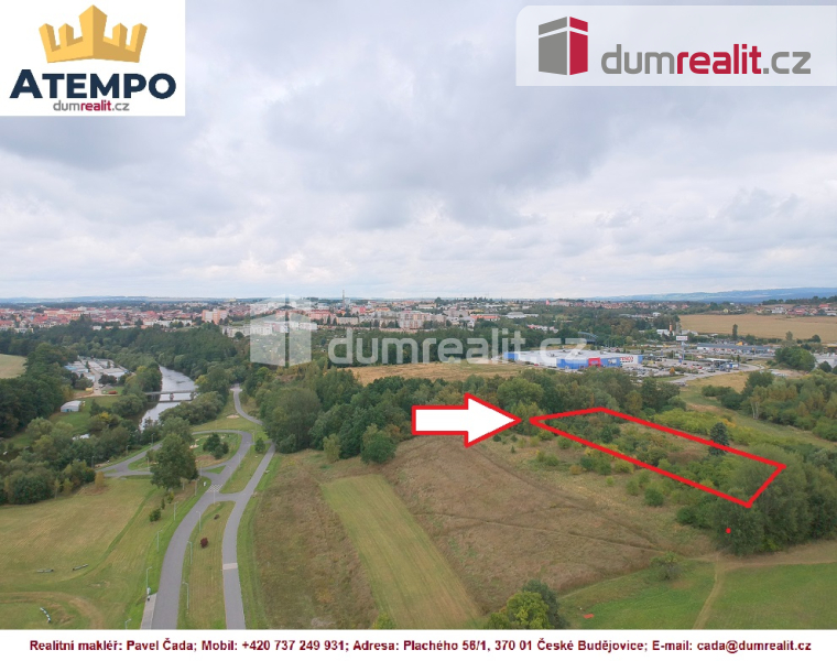 K prodeji, stavební pozemek o výměře 3.889m2, Tábor - 7