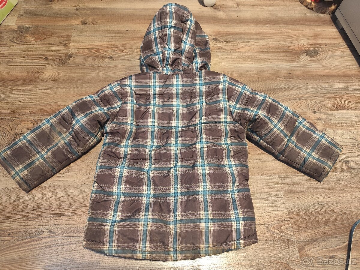 Teplá zimní bunda 104 hnědá - 7