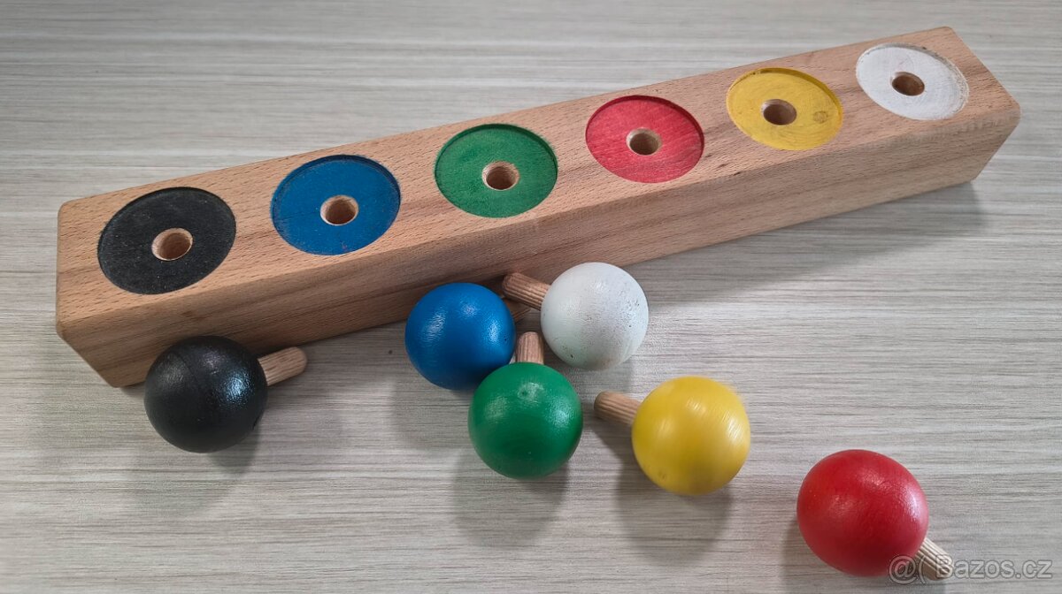 Montessori barevné kuličky - 7