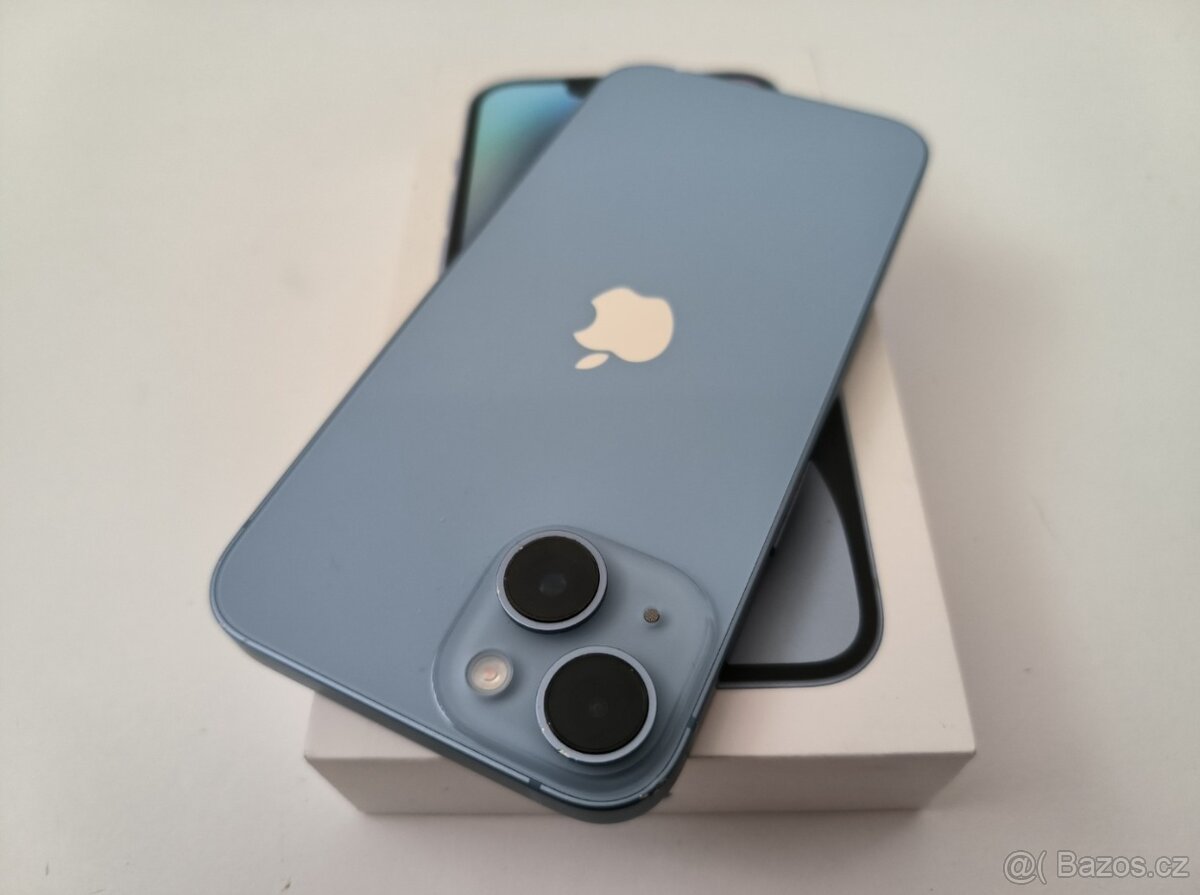 apple iphone 14 128gb Blue 100% Batéria - 7