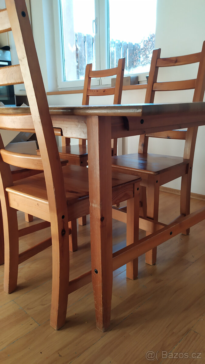 Ikea jídelní stůl + 4 židle - 7