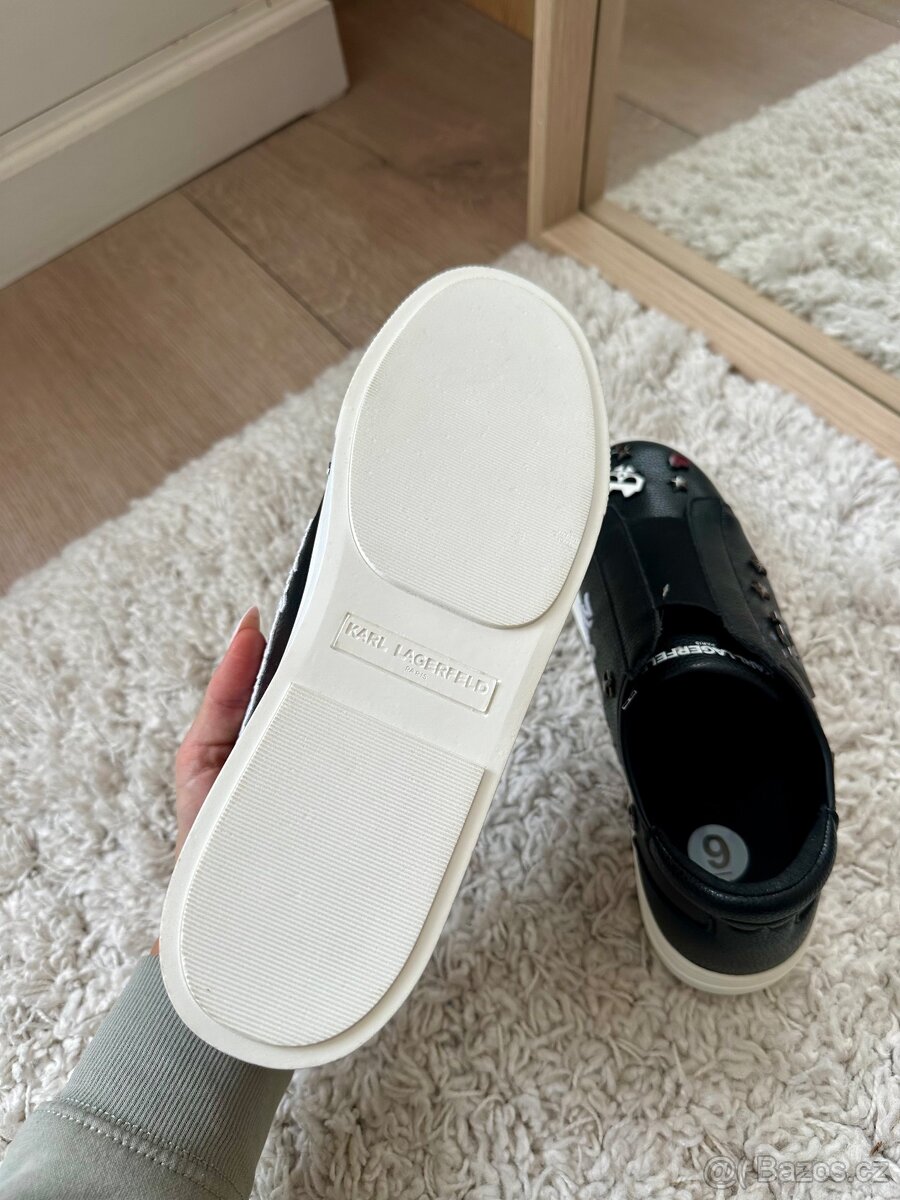 KARL LAGERFELD ČERNÉ TENISKY - 7