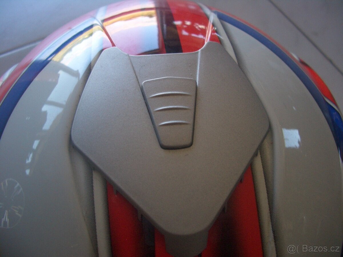 Integrální přilba Maxx Tricolor se sluneční clonou -VÝPRODEJ - 7