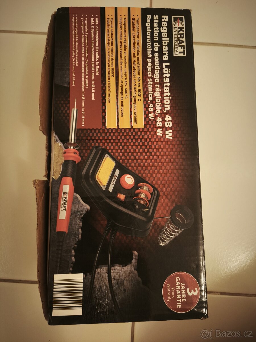 Pájecí stanice Kraft Werkzeuge (TÜW certifikace) zánovní - 7