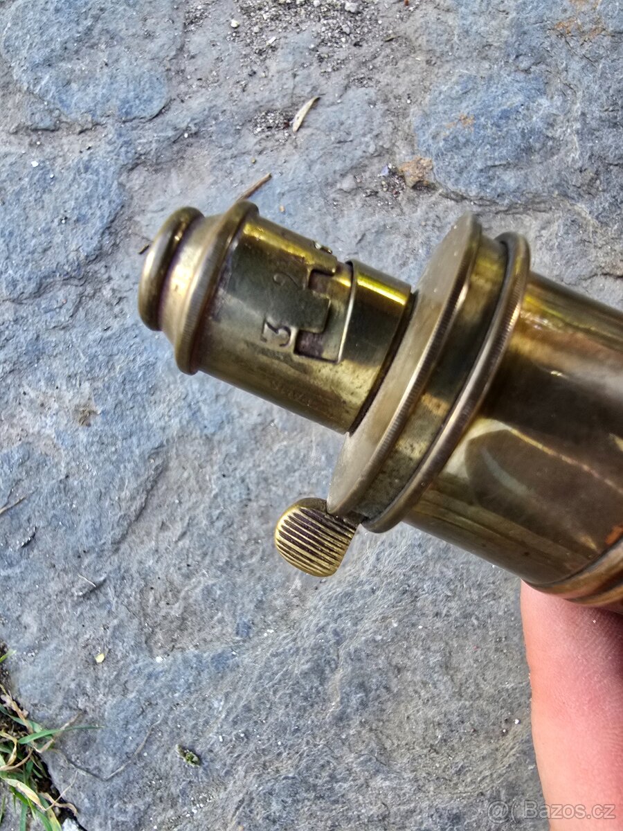 Krásná stará prachovnice motiv koně - 7