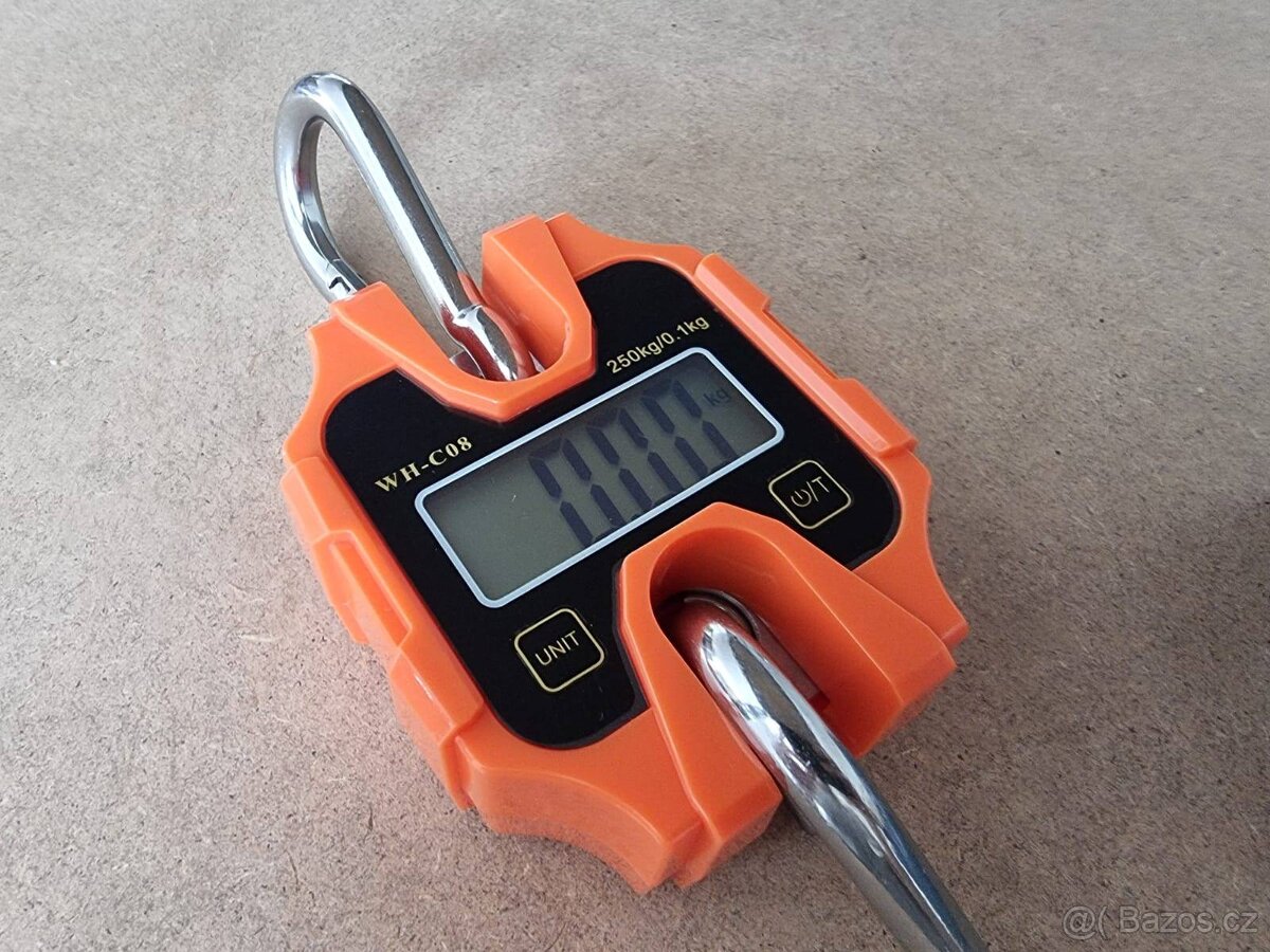 Na prodej nová, digitální, závěsná váha WH-C08 do 250kg - 7