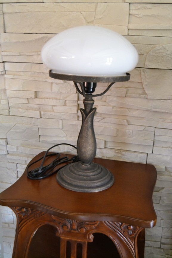 Mosazná stolní lampa 42cm - 7