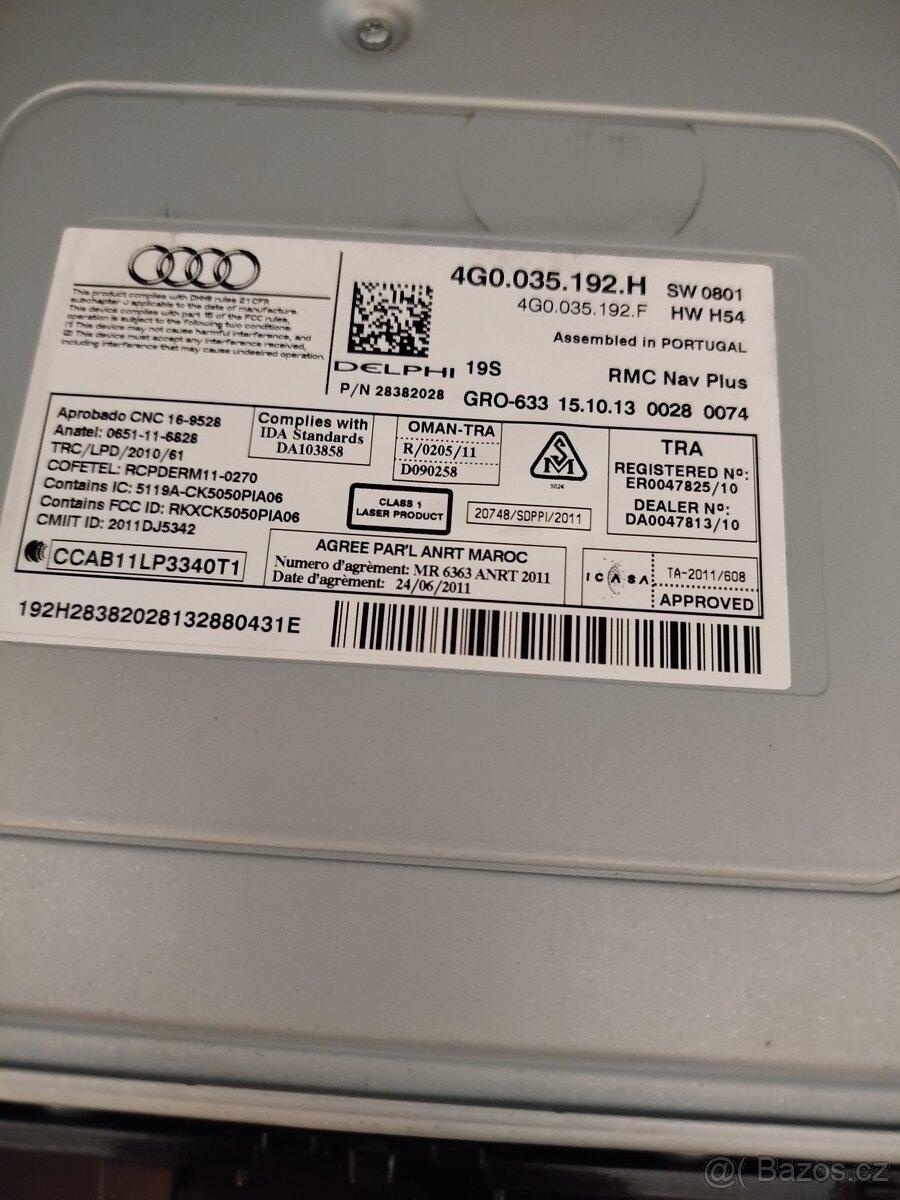 Rádio Audi A6 c7 - 7