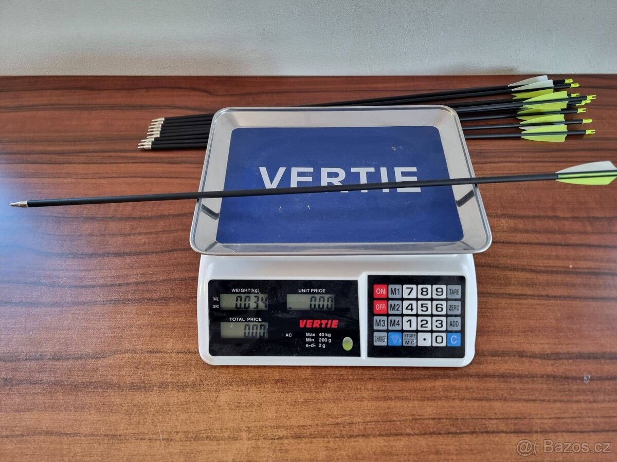 Prodám nové karbonové šípy do luku - 10ks (28Inch),Spine:500 - 7