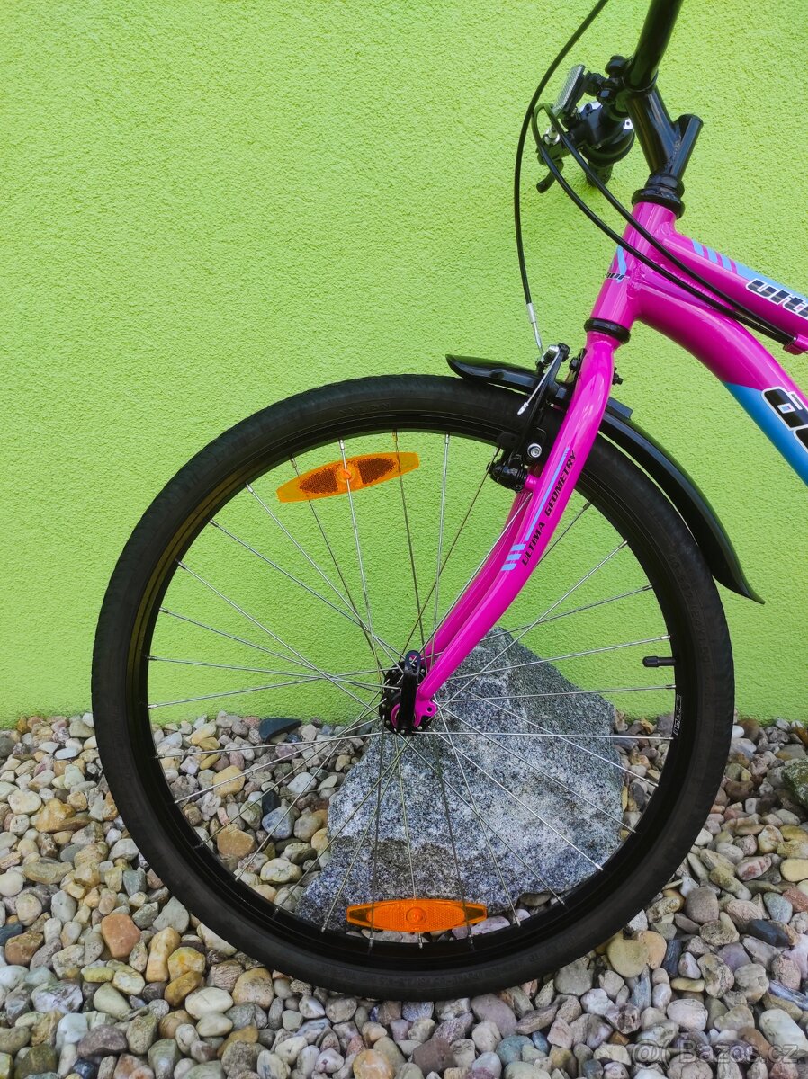 Značkové dětské kolo Author Ultima 24" (růžová) - 7