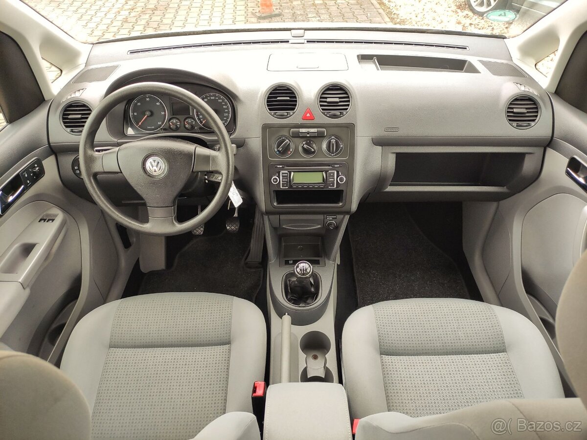 VW CADDY 1.9 TDi 77KW,LIFE,KLIMA,ZÁVĚS,CD,VYHŘ. ZRCÁTKA - 7