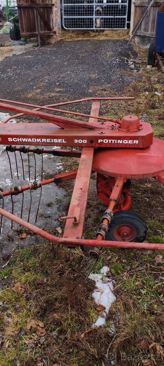 Shrnovač píce pöttinger schwadkreisel 300cm, 3m - 7