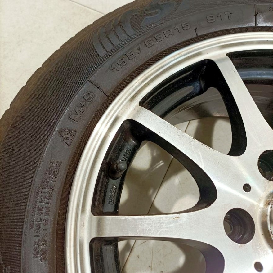 15" ALU kola – 5x114,3 – 6,5J x 15" ET40 - 7