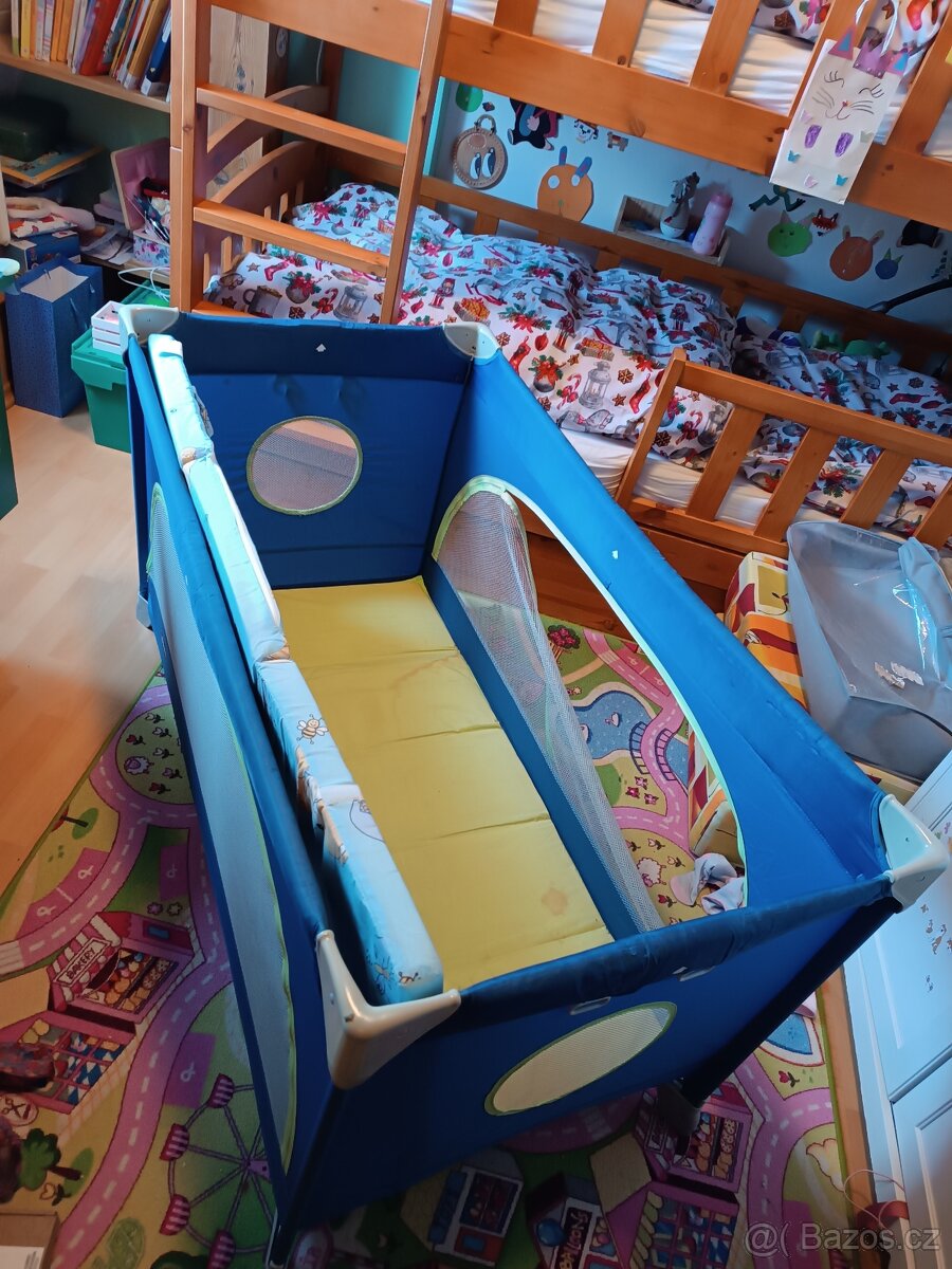Dětská cestovní postýlka s matrací - 7