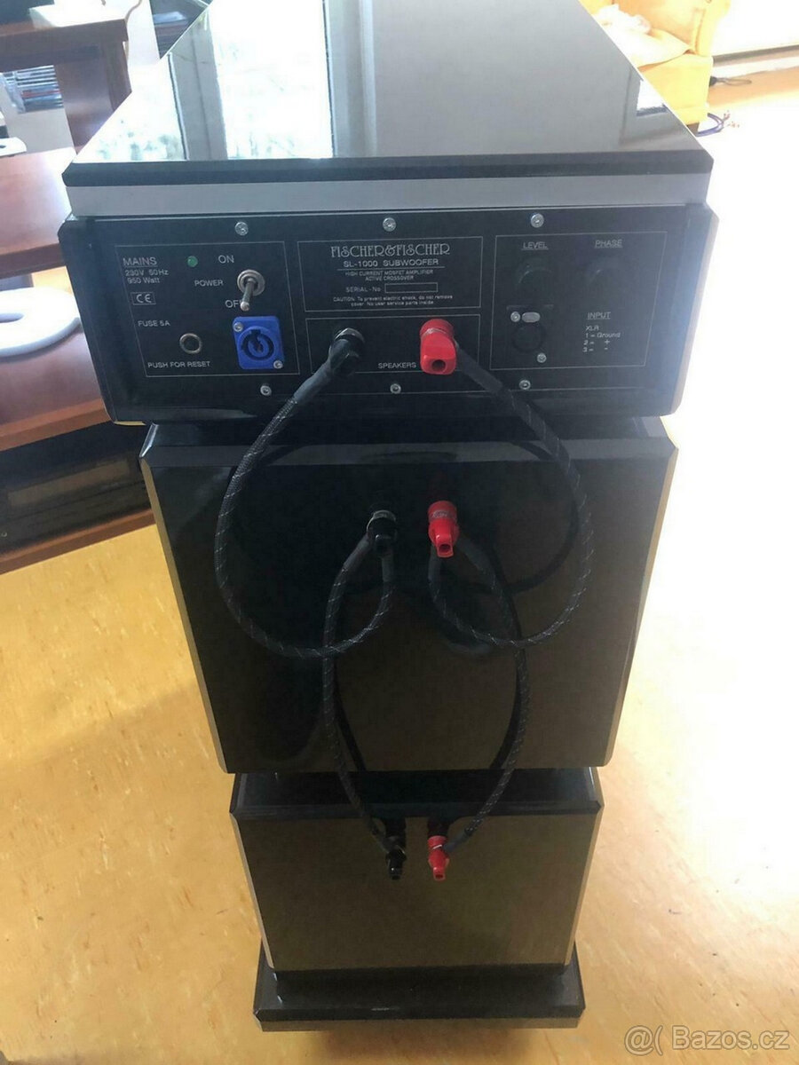 Fischer & Fischer SL-SW 1000 High-End aktivní subwoofer, 2x - 7