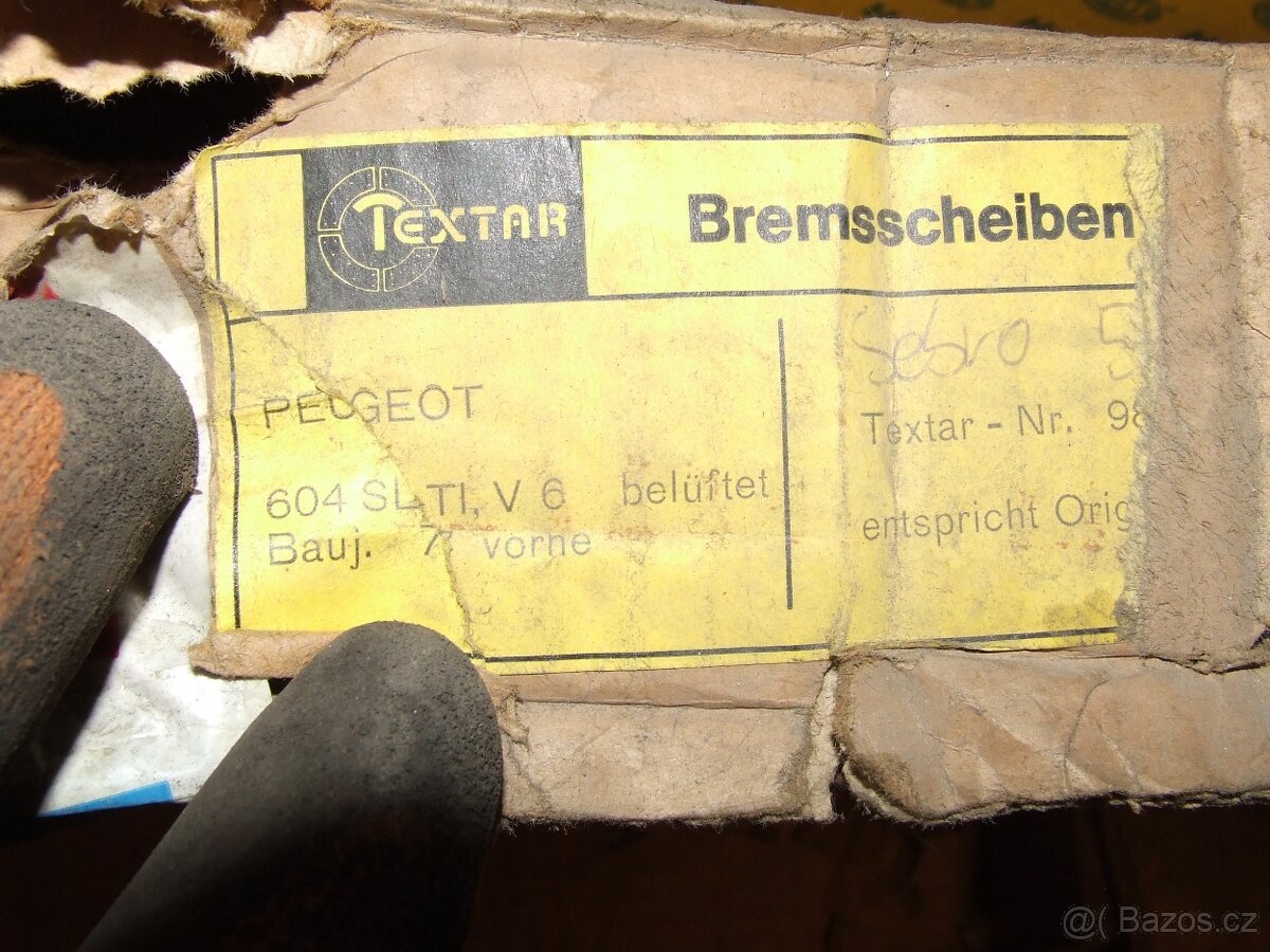 Prodám brzdové kotouče Renault + Peugeot - 7