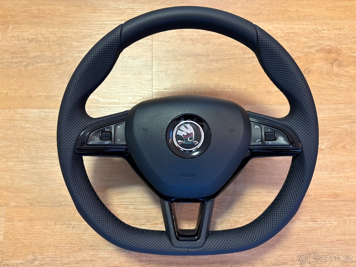 Plaketa + Rámeček volantu PIANO BLACK 5E0419685A, 5E0419685G - 7