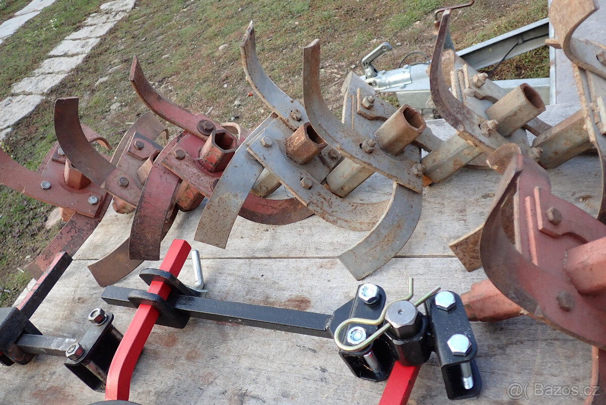 vari - rotační kypřič / rotavátor kopinatý+brzdící radlička - 7