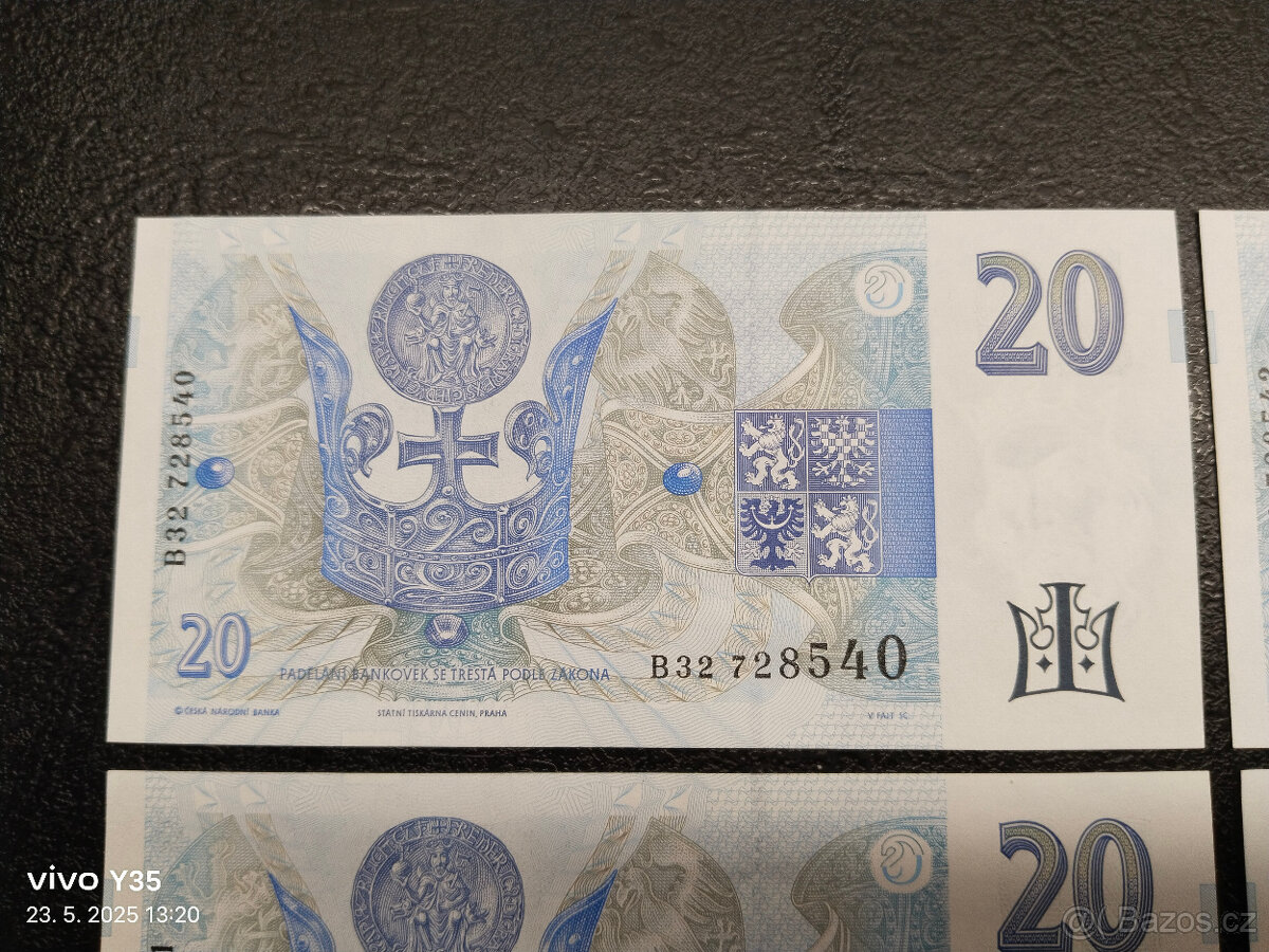 Bankovky Československo 1994 Postupka B32 - 7