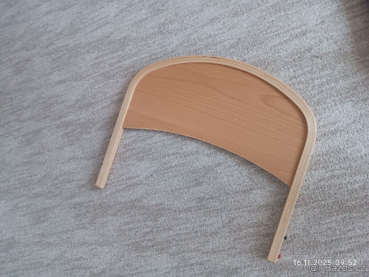 Dětská jídelní židlička Kinderkraft enock wooden buk - 7