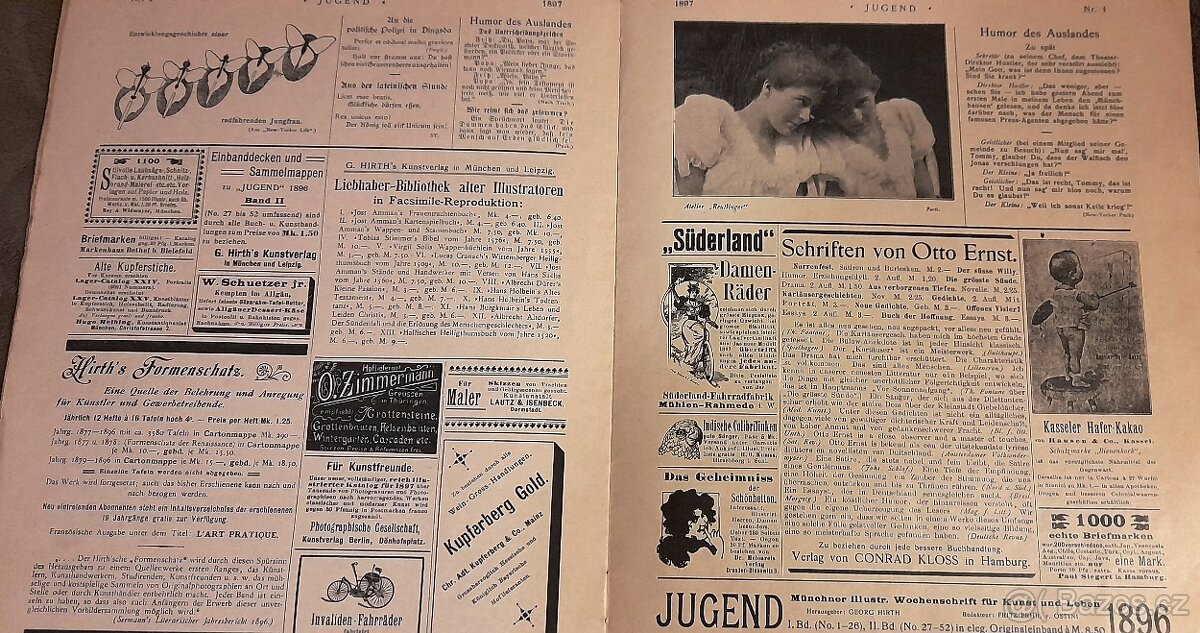 Týdeník Jugend z roku 1897. - 7