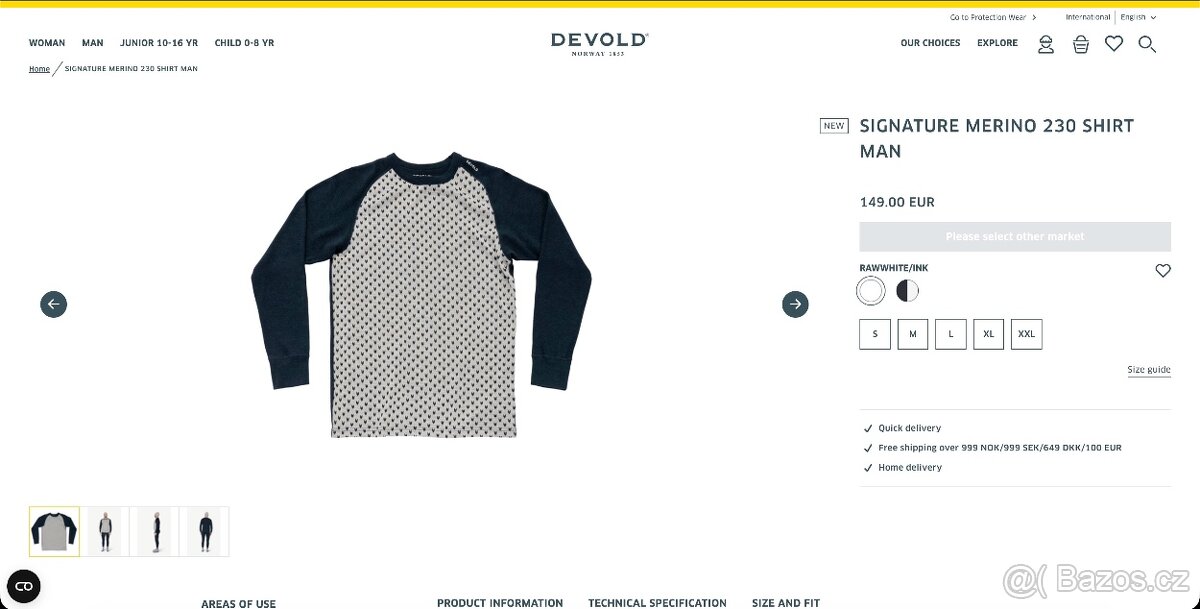 Nové merino tričko Devold Islender Merino 210 Shirt Man - 7