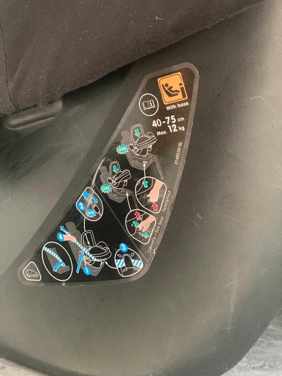 Autosedačka Maxi Cosi Tinca + isofix - 7