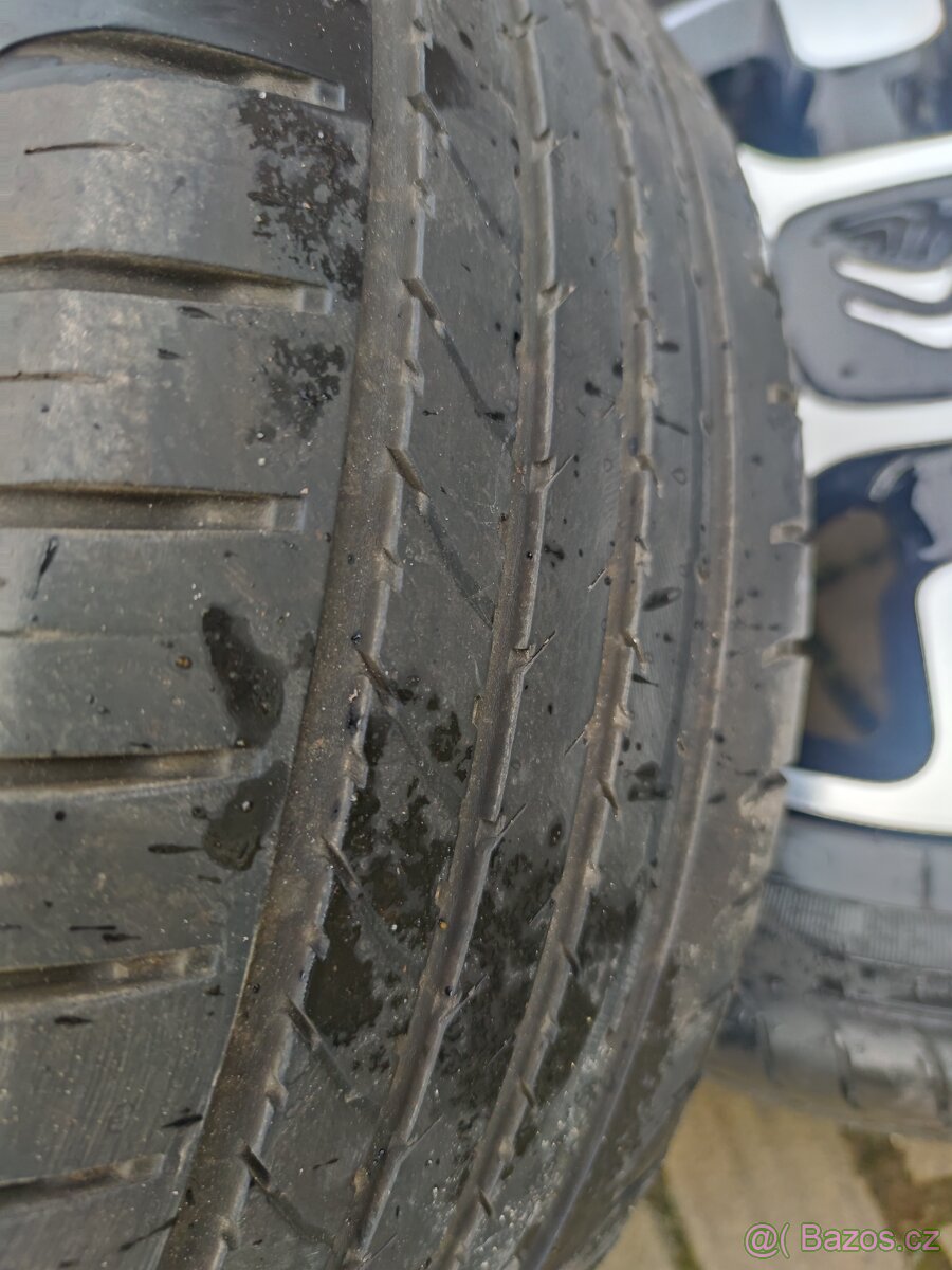 Alu kola 4x108 R17 205/50 letní - 7