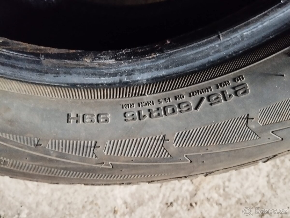 215/60/16 99h Goodyear - zimní pneu 4ks - 7