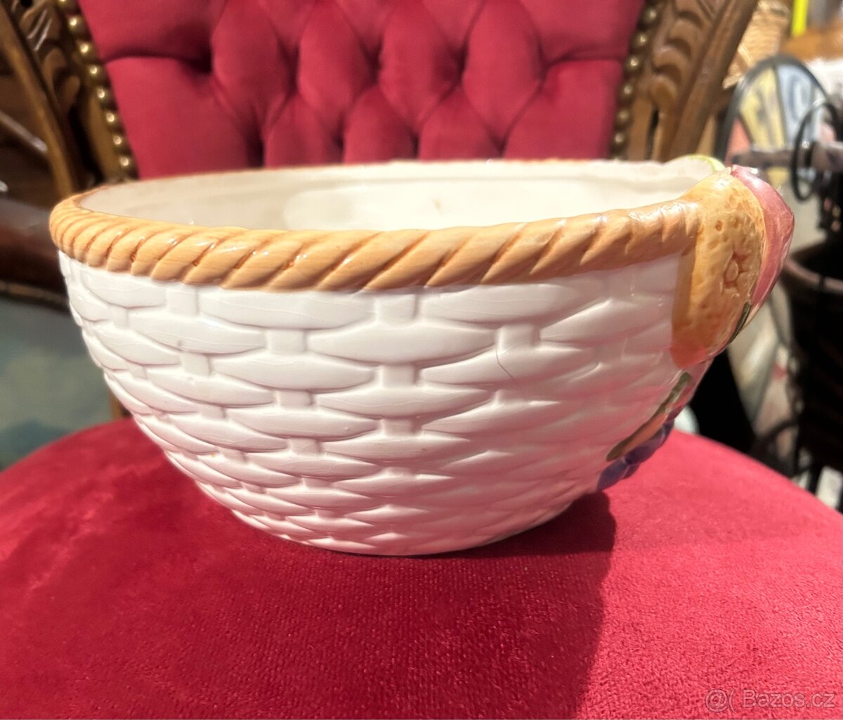 Keramická italská mísa ovoce - 7