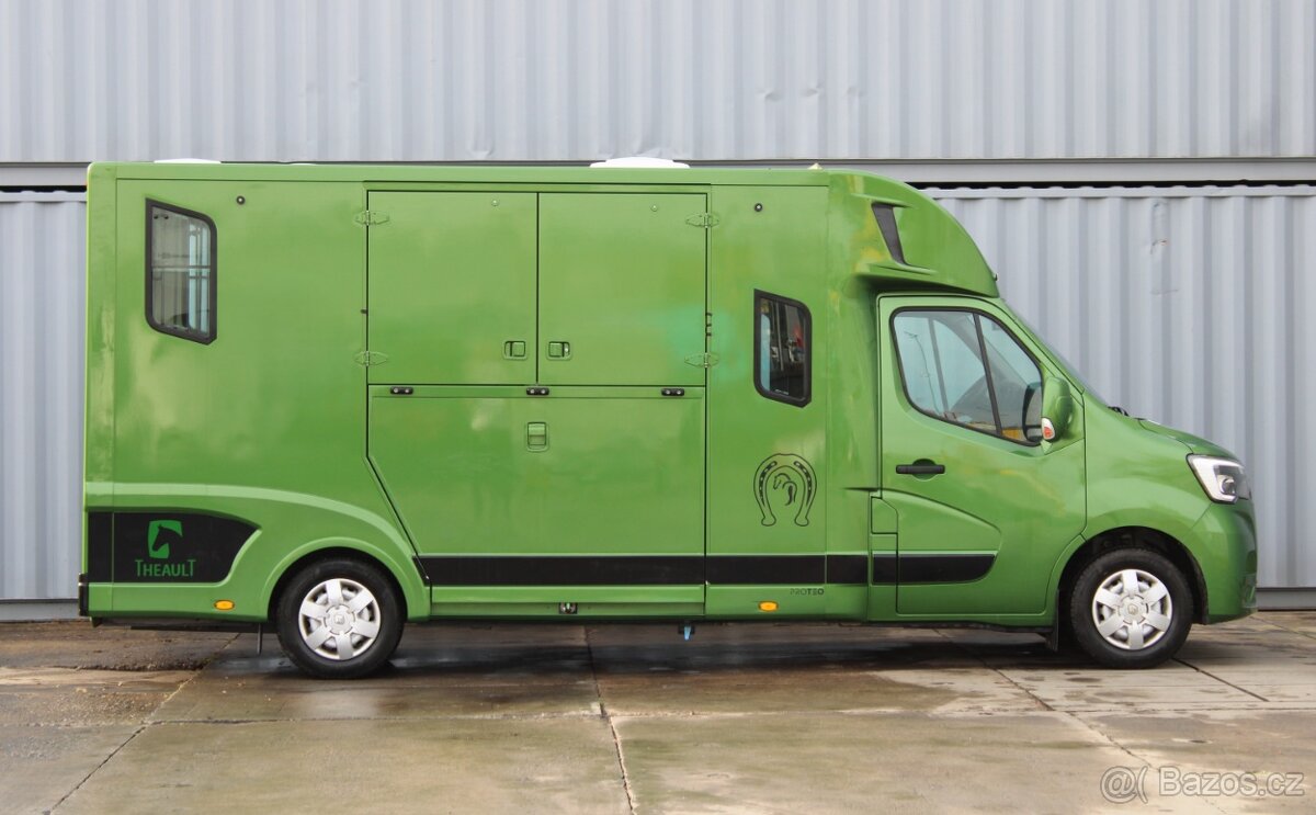 Renault Master 2.3,PŘEPRAVNÍK KONÍ THEAULT,KLIMA,ČR,1.MAJ - 7