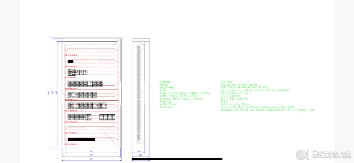 Elektro rozvaděč na RD s protipožární ochranou - 7