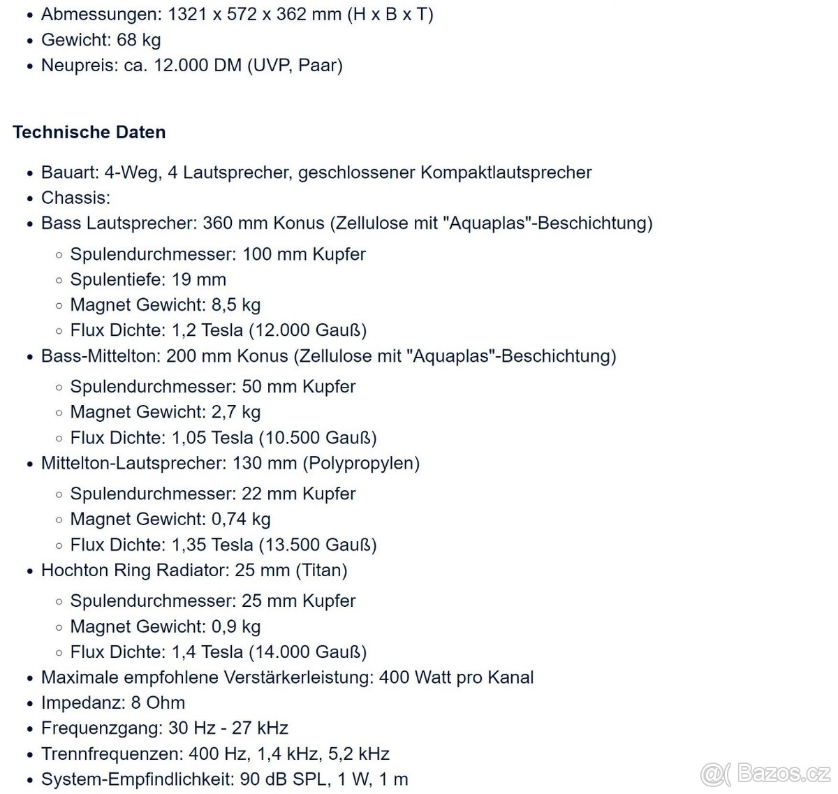 JBL 250Ti Classic Edition/ Dovoz v cene : Brno, Praha ,Olomo - 7