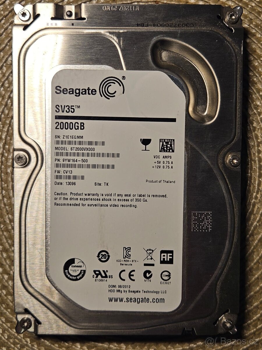 Nejlepší ceny na bazoši: HDD 500GB, 2TB, 6TB, 8TB 10TB - 7