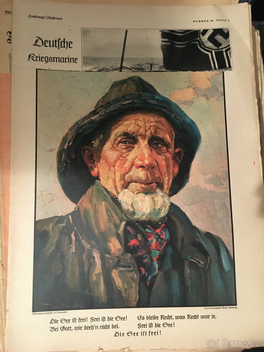 Unikátní sbírka Německých válečných novin z 2sv. 110 ks - 7